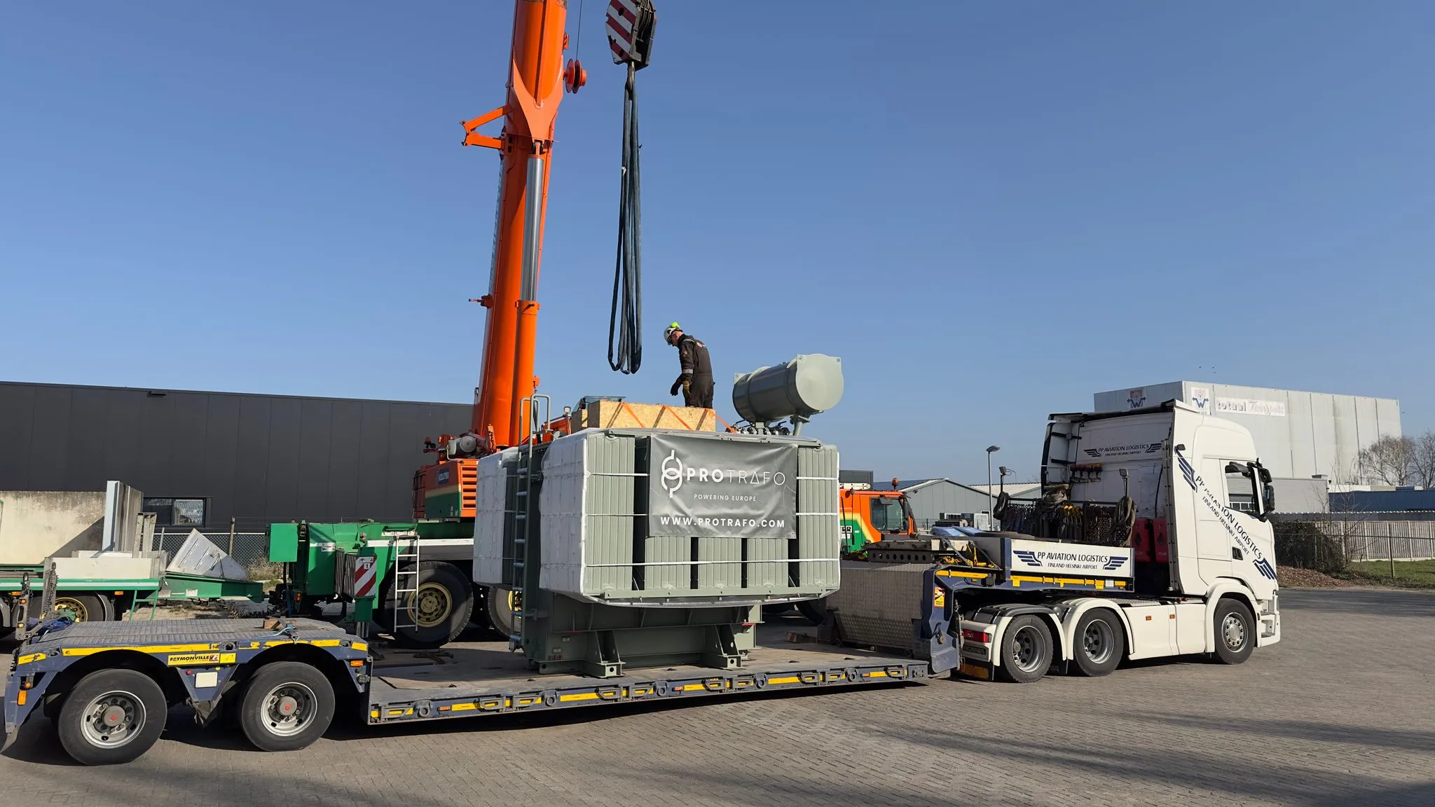16 MVA vermogenstransformator – E-boiler-integratie