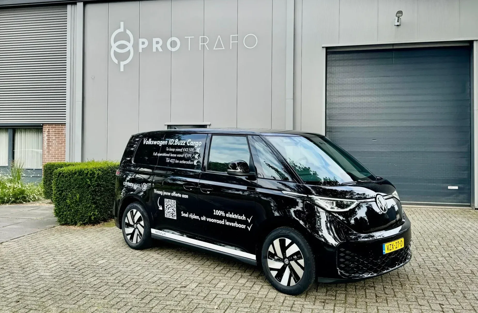 Protrafo breidt zijn wagenpark uit met volledig elektrische VW ID. Buzz Cargo-voertuigen